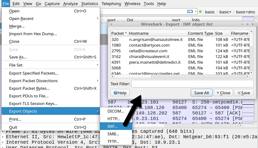 extract email attachment from pcap wireshark extract email attachment from pcap wireshark